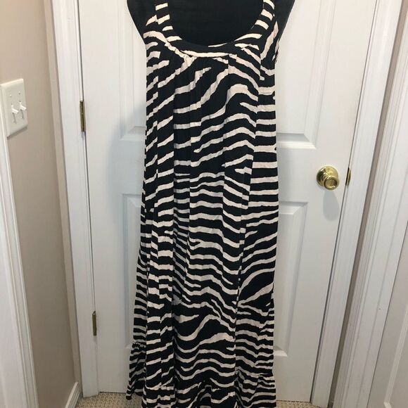 H&M animal print maxi dress size 2 - Picture 3 of 12